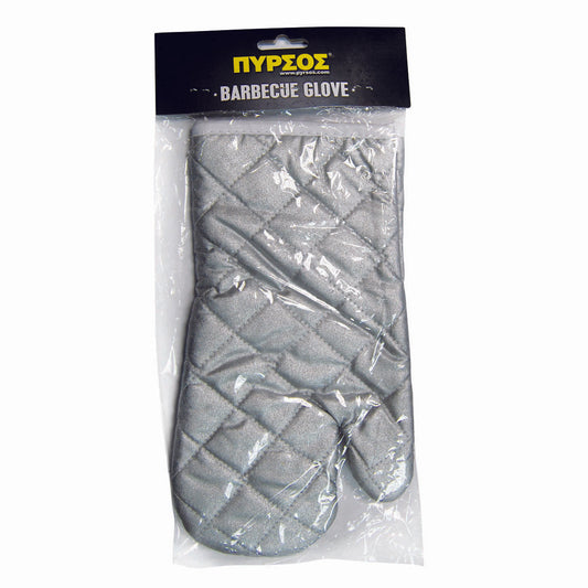 Πυρσός Γάντο Φούρνου Ασημί 29cm (1 τμχ)