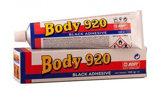 HB Body 920 Λαστιχόκολλα Μαύρη Σωληνάριο 100gr