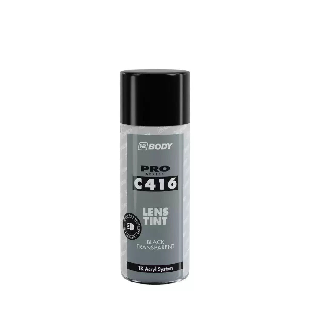 HB Body Lens  Μαύρο Διάφανο Βερνίκι Φαναριών Spray 400ml