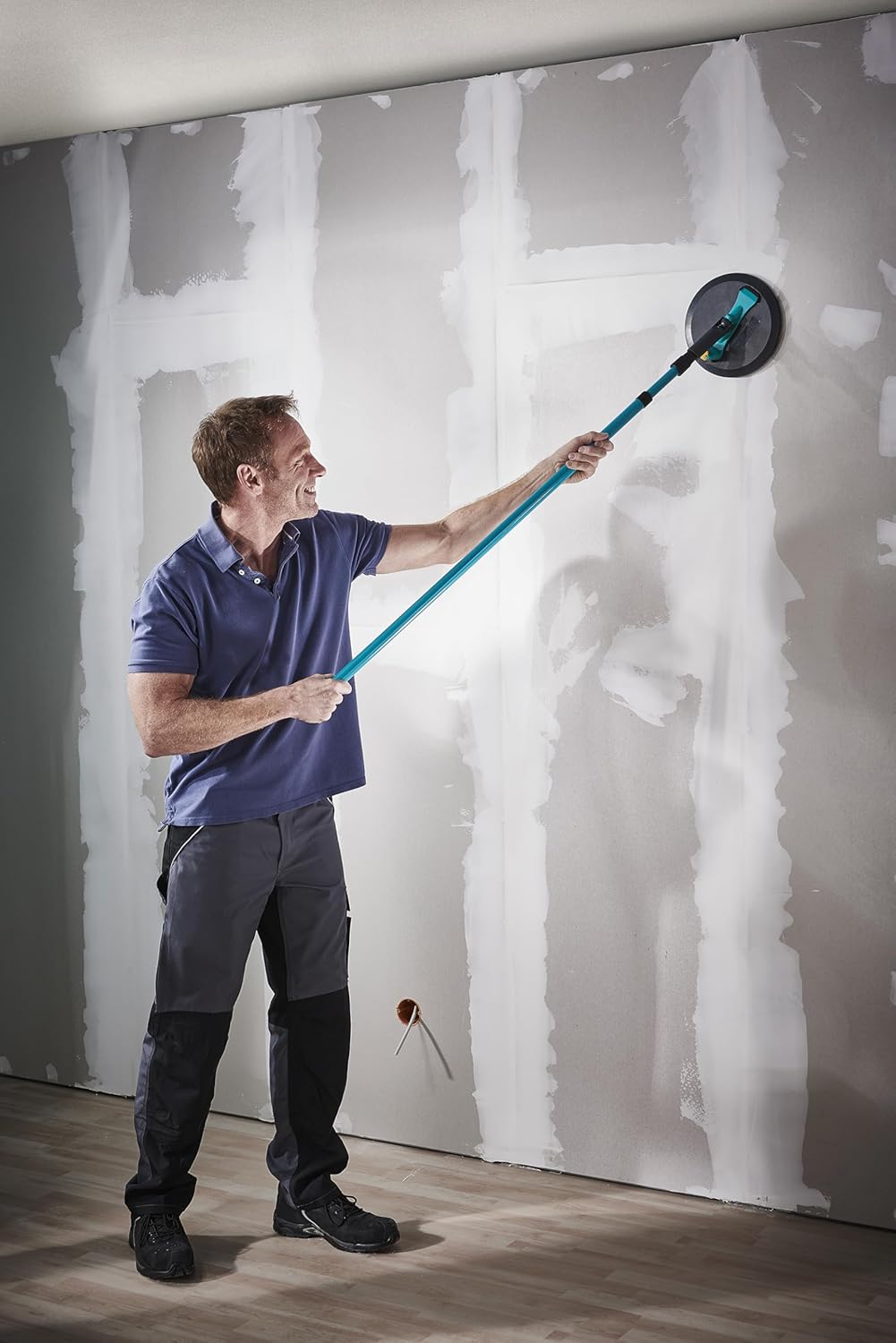 Wolfcraft Κεφαλή Τριβείο Κονταριού Velcro Φ225mm (Δεν Περιλαμβάνει Κοντάρι)