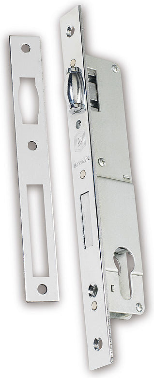 Martin MR.06620 Κλειδαριά Πόρτας Αλουμινίου-Σιδήρου Μπίλιας Κυλίνδρου Νίκελ