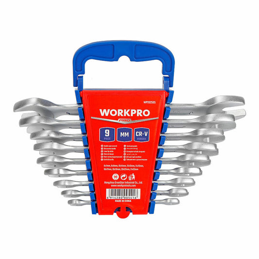 WorkPro WP202505 Σετ Γερμανικών Κλειδών με Θήκη 6x7-21x23mm 9τμχ