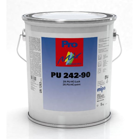 Mipa PU 242-90 2K PU HC Topcoat Gloss Χρώμα Μονής Βιομηχανικό Πολυουρεθανοακρυλικό 2 Συστατικών 2+1