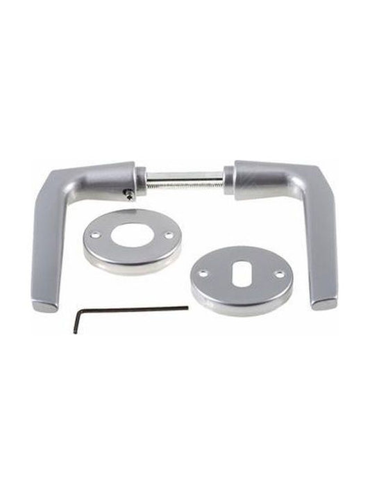 Πόμολο Μεσόπορτας με Ροζέτες Φ8 Ζεύγος