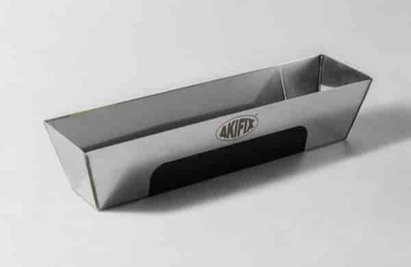 Akifix Σκαφάκι Inox Αντιολισθητικό 10*35cm