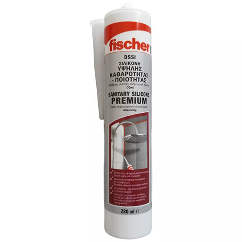 Fischer DSSI Σιλικόνη Αντιμουχλική Λευκή Φύσιγγα 280ml