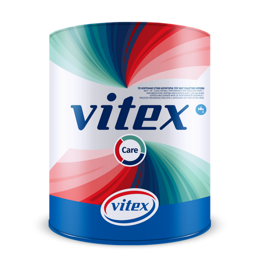 Vitex Care Κορυφαίο Πλαστικό Χρώμα ΜΑΤ Λευκό