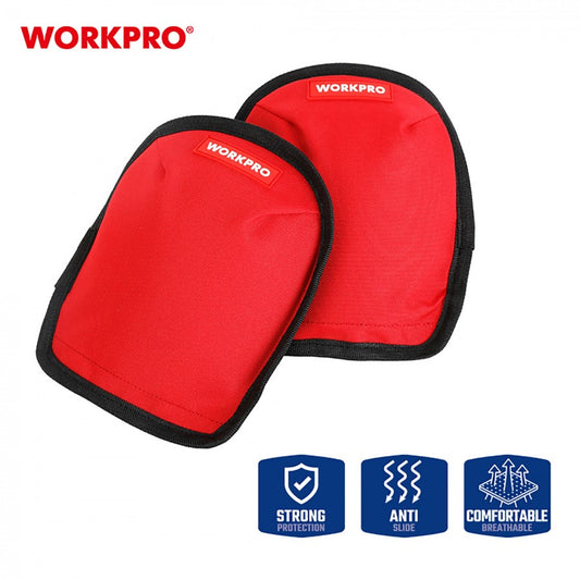 WorkPro WP377009 Επιγονατίδες Μαρμαράδων από Πλαστικό & Ύφασμα Κόκκινες