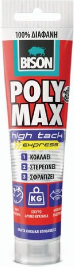 Bison Polymax High Tack Express Σιλικόνη Κόλλα για Σφράγιση & Στερέωση