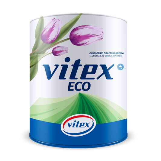 Vitex Eco Οικολογικό Πλαστικό Λευκό ΜΑΤ 10lt
