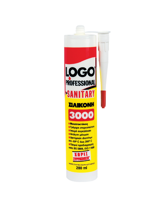 Logo 3000 Professional Sanitary Αντιμουχλική Σιλικόνη 280ml
