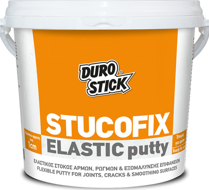 Durostick Stucofix Elastic Putty Ελαστομερής Στόκος Αρμών, Ρωγμών Λευκός 1kg