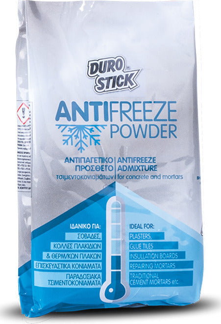 Durostick Antifreeze Powder Αντιπαγετικό πρόσθετο Τσιμεντοκονιαμάτων Λευκό 500gr