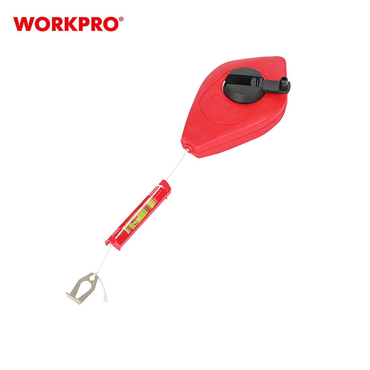 Workpro WP329019 Σημαδευτήρι Κιμωλίας με Σκόνη Κόκκινο 115gr & Αλφάδι