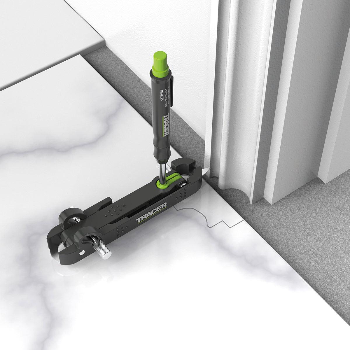 Tracer Διαβήτης – Παντογράφος με Μολύβι & 6 Ανταλλακτικές Μύτες