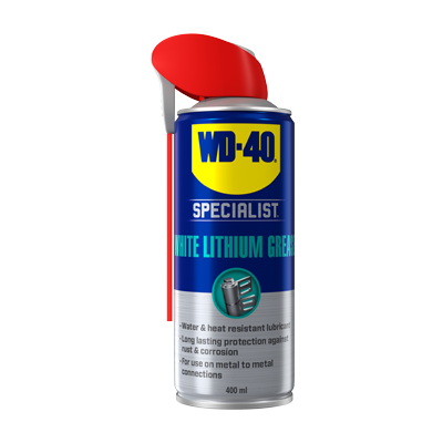 WD-40 White Lithium Grease Spray Λευκό Γράσο Λιθίου Smart Straw 400ml