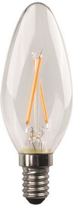 Eurolamp Λάμπα LED Κερί Filament Crossed E14