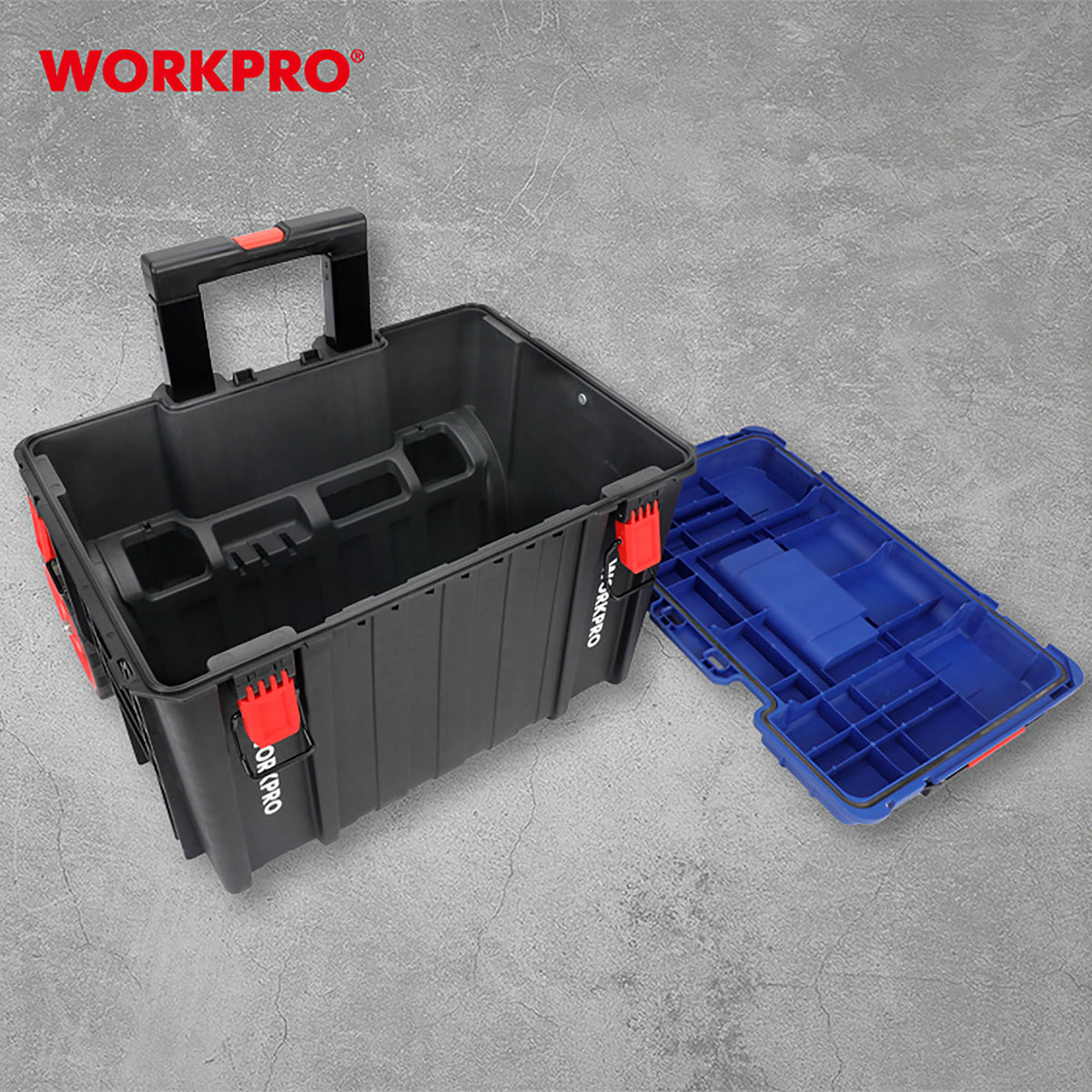 WorkPro Εργαλειοθήκη Πλαστική Στοιβαζόμενη