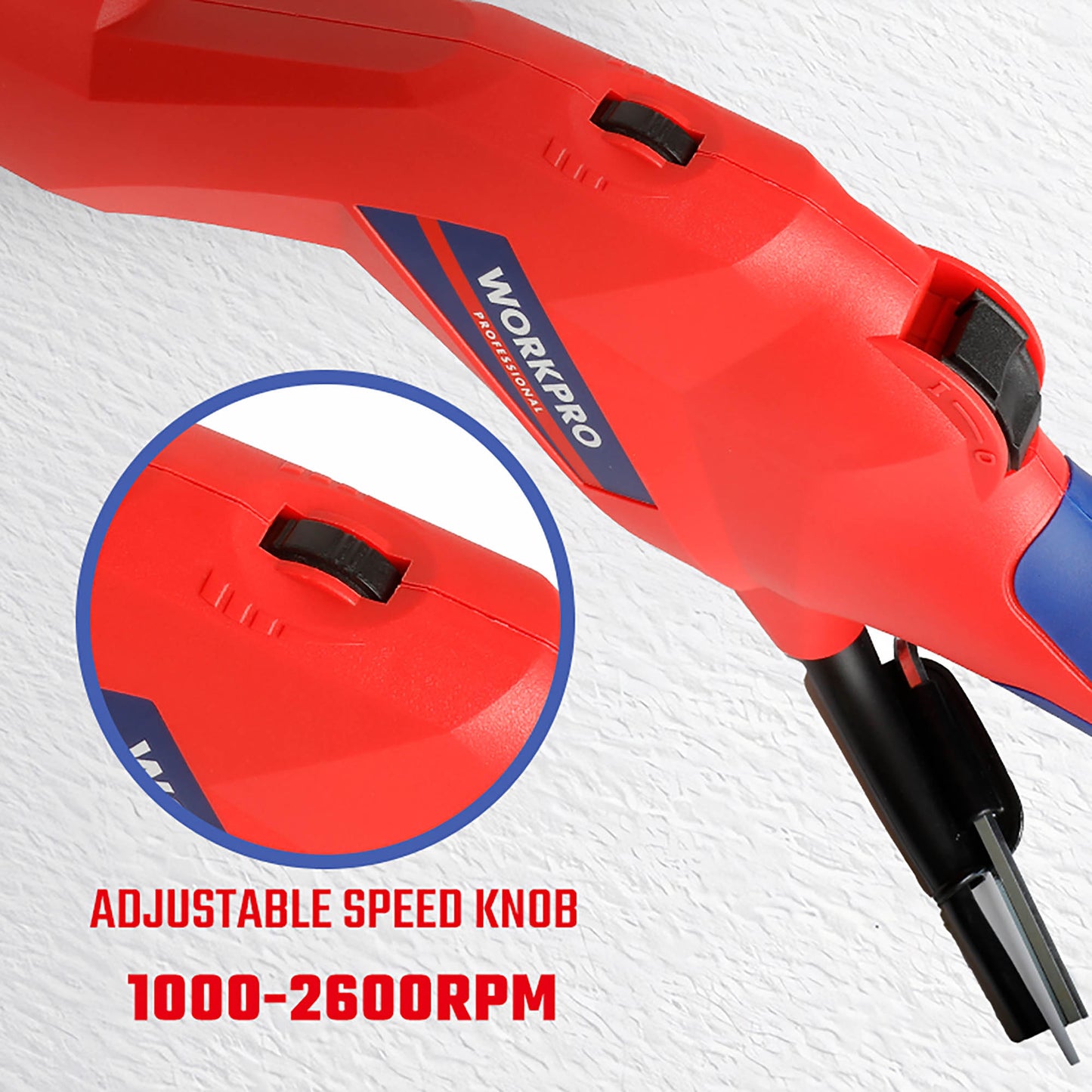 WorkPro WP472408 Τριβείο Τοίχου Καμηλοπάρδαλη Φ225 1050W