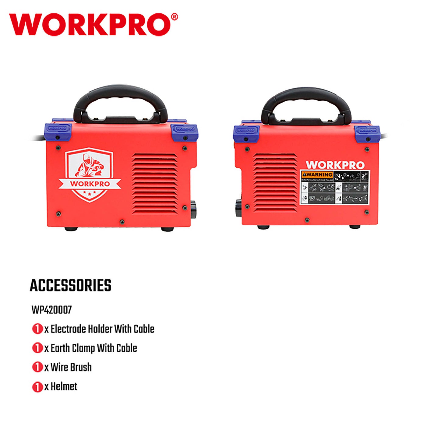 WorkPro WP420007 Ηλεκτροσυγκόλληση Inverter  30-160A MMA200A