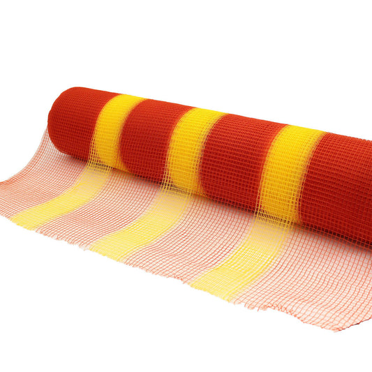 Δίχτυ Οδοσήμανσης Πορτοκαλί με Κίτρινη Ρήγα 1m