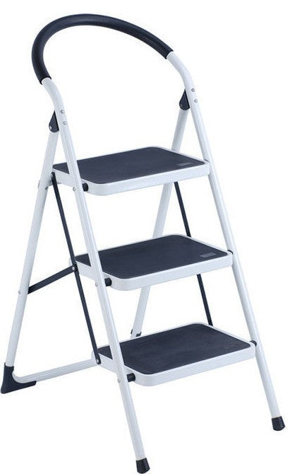 Domit Σκαλοσκαμπό με Αντιολισθητικά Σκαλιά Max 150kg Λευκό