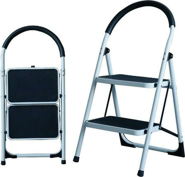 Domit Σκαλοσκαμπό με Αντιολισθητικά Σκαλιά Max 150kg Λευκό