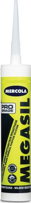 Mercola Megasil Αντιμουχλική Σφραγιστική Σιλικόνη Γενικής Χρήση 280ml