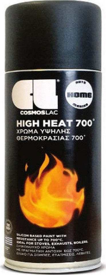Cosmos Lac High Heat Χρώμα Υψηλής Θερμοκρασίας 700οC Spray 400ml