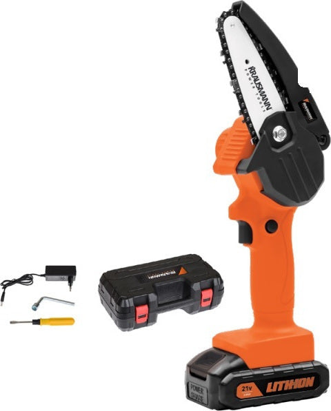 Krausmann 3030 Αλυσοπρίονο Χειρός Mini με Λάμα 8cm Μπαταρίας 21V 2.0Ah