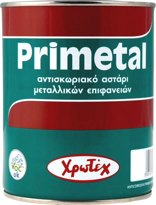 Χρωτέχ Primetal Αντισκωριακό Αστάρι Μεταλλικών Επιφανειών