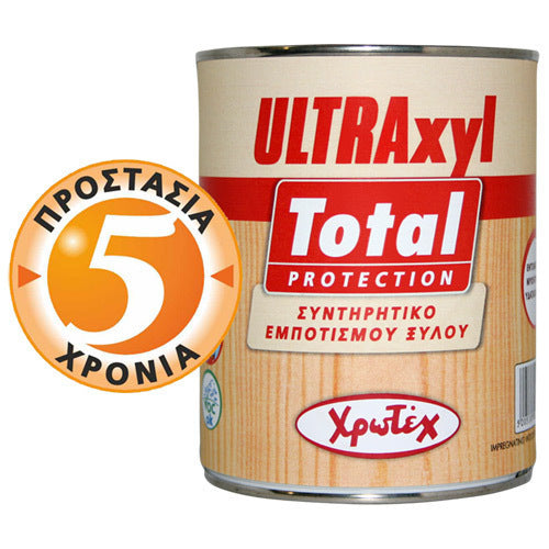 Χρωτέχ Ultraxyl Total Συντηρητικό Πρόληψης και Θεραπείας Ξύλου με Μυκητοκτόνες & Εντομοκτόνες Ιδιότητες Διάφανο 750ml