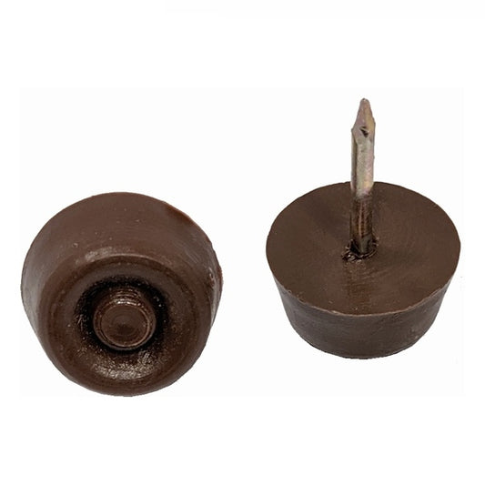 Πατίνι Επίπλου με Καρφί Πλαστικό Φ18mm (Ύψος 9mm) (4 τμχ)