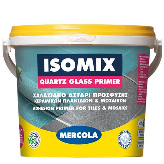 Mercola Isomix Quartz Glass Primer Χαλαζιακό Αστάρι Γαλάζιο