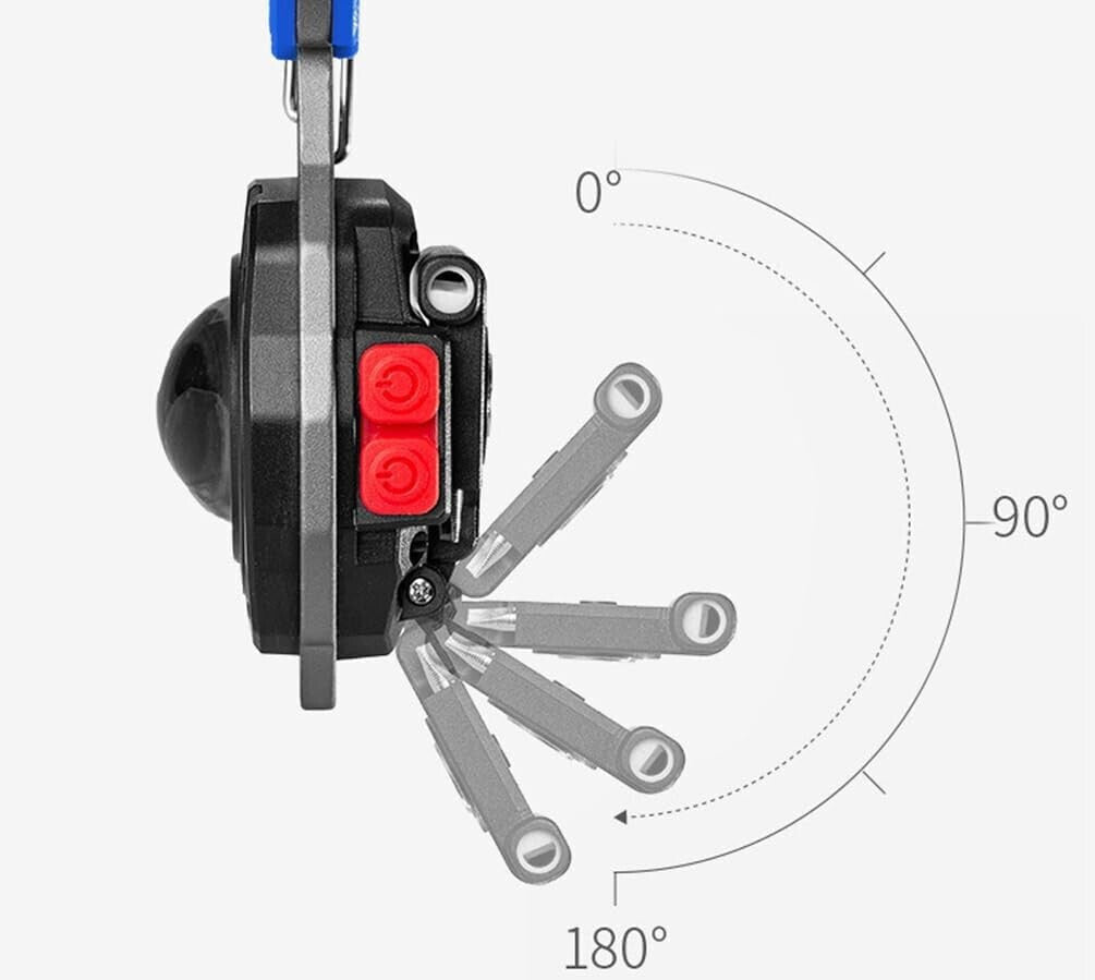 W5147 Φακός Μπρελόκ LED με Μέγιστη Φωτεινότητα 500lm Mini Flashlight