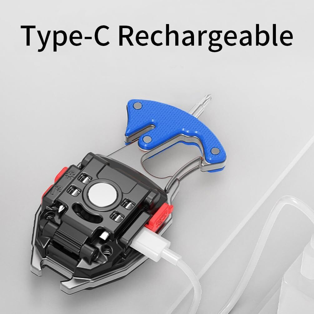 W5147 Φακός Μπρελόκ LED με Μέγιστη Φωτεινότητα 500lm Mini Flashlight