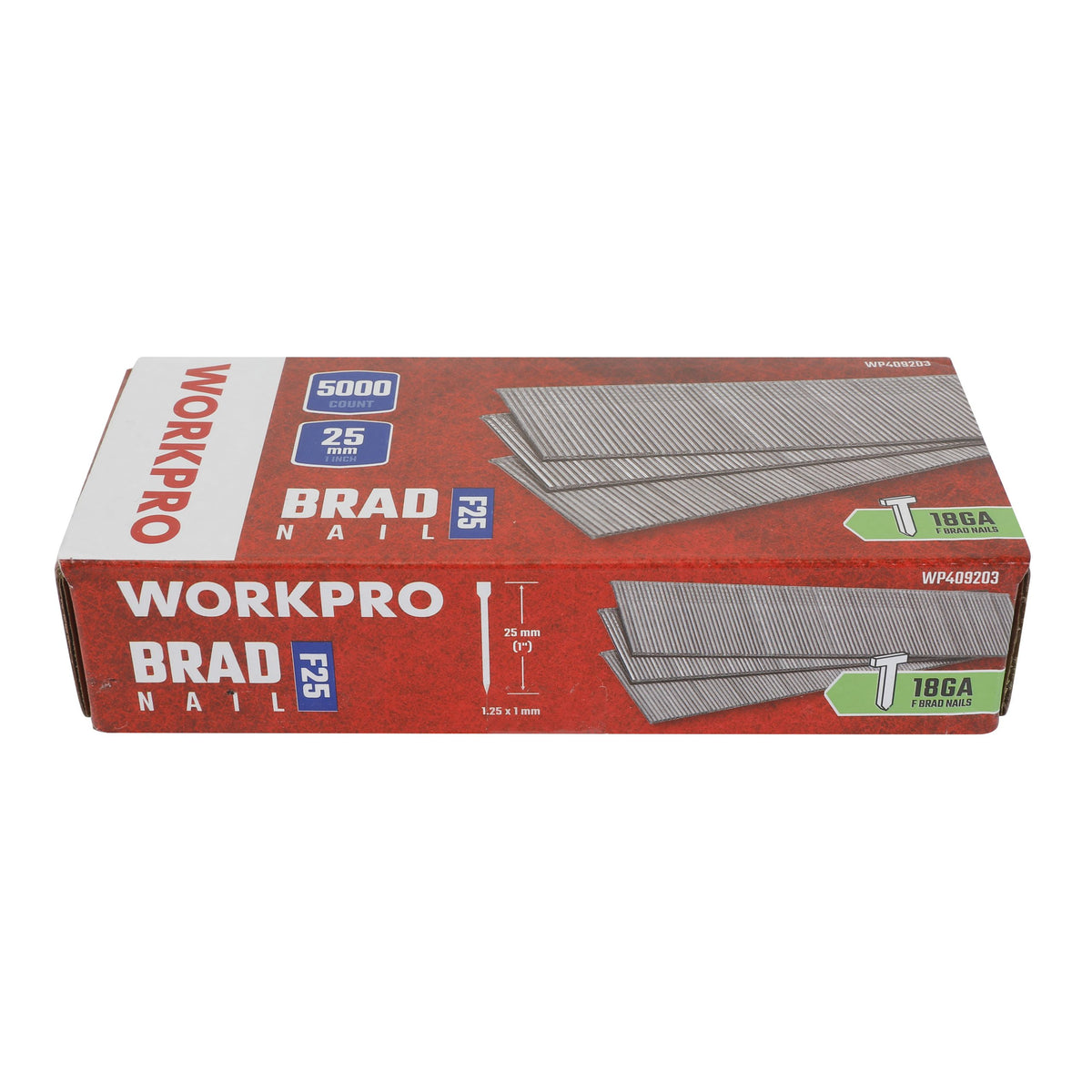WorkPro Πρόκες Καρφωτικού Αέρος τύπος GA18 (Πακέτο 5.000 τμχ)