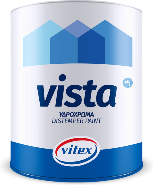 Vitex Vista Υδρόχρωμα Λευκό ΜΑΤ