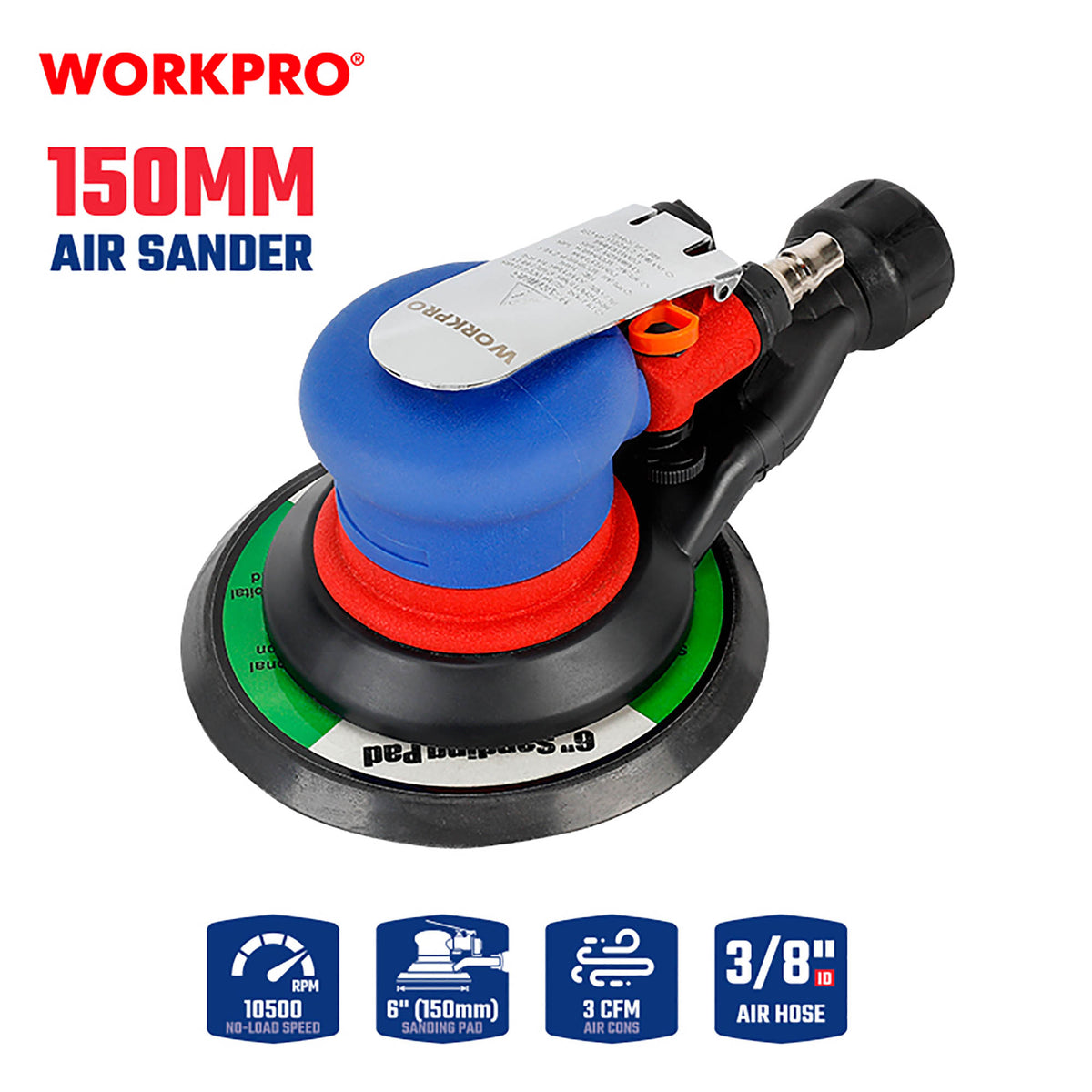 WorkPro WP511000 Τριβείο Αέρος 150mm