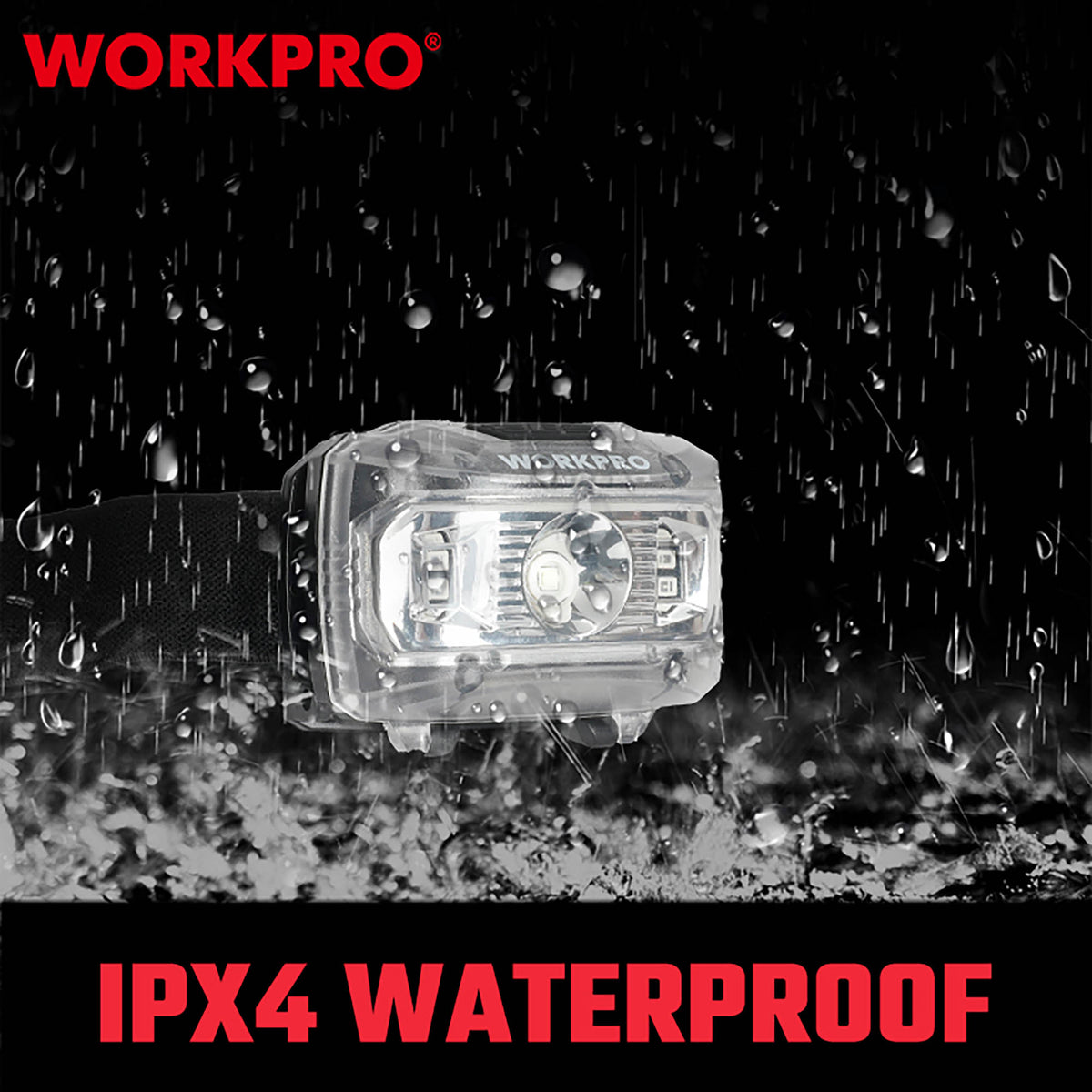 WorkPro WP353001 Φακός Κεφαλής LED 300LM