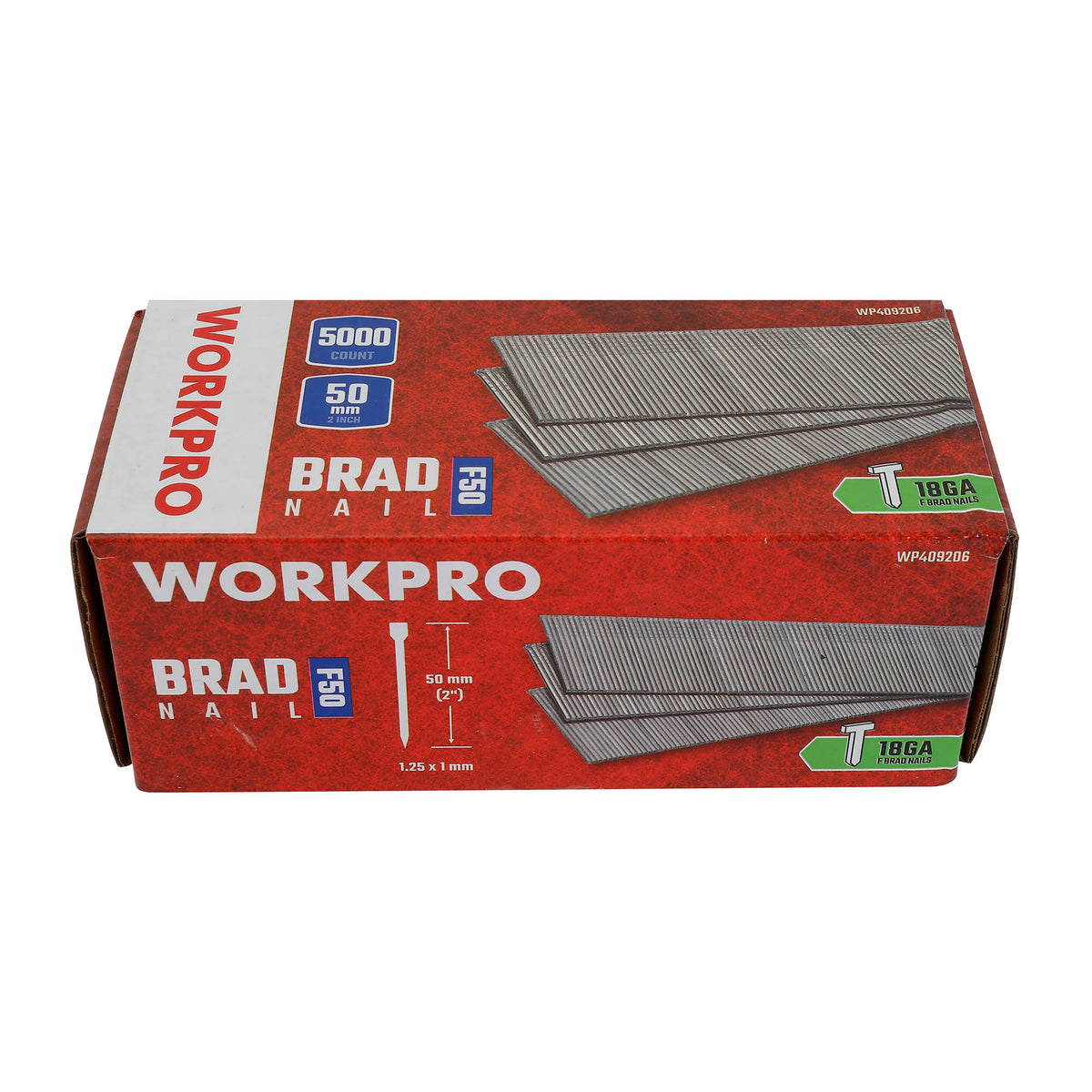 WorkPro Πρόκες Καρφωτικού Αέρος τύπος GA18 (Πακέτο 5.000 τμχ)
