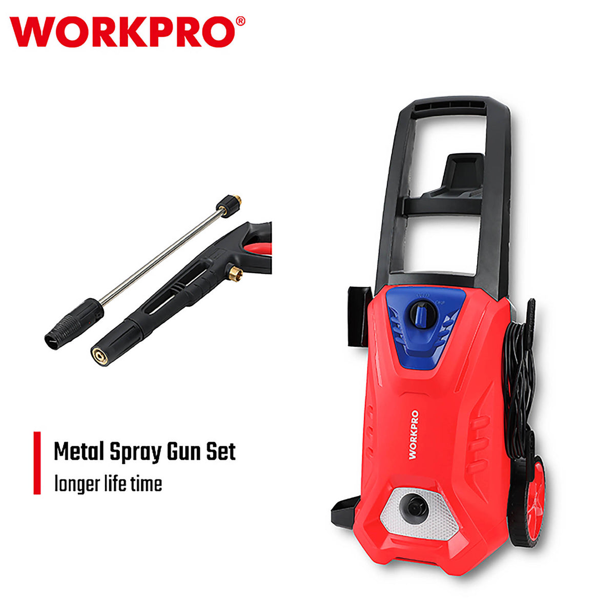 WorkPro WP423013CE Πλυστικό Μηχάνημα Ηλεκτρικό 2500W 180Bar