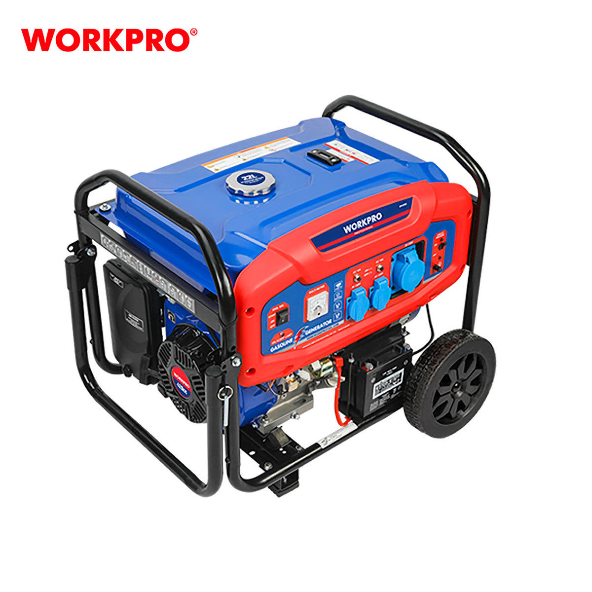 WorkPro WP422001 Ηλεκτρογεννήτρια Βενζίνης 6.6KVA (5.3kW) 4-Χρονη (με AVR)