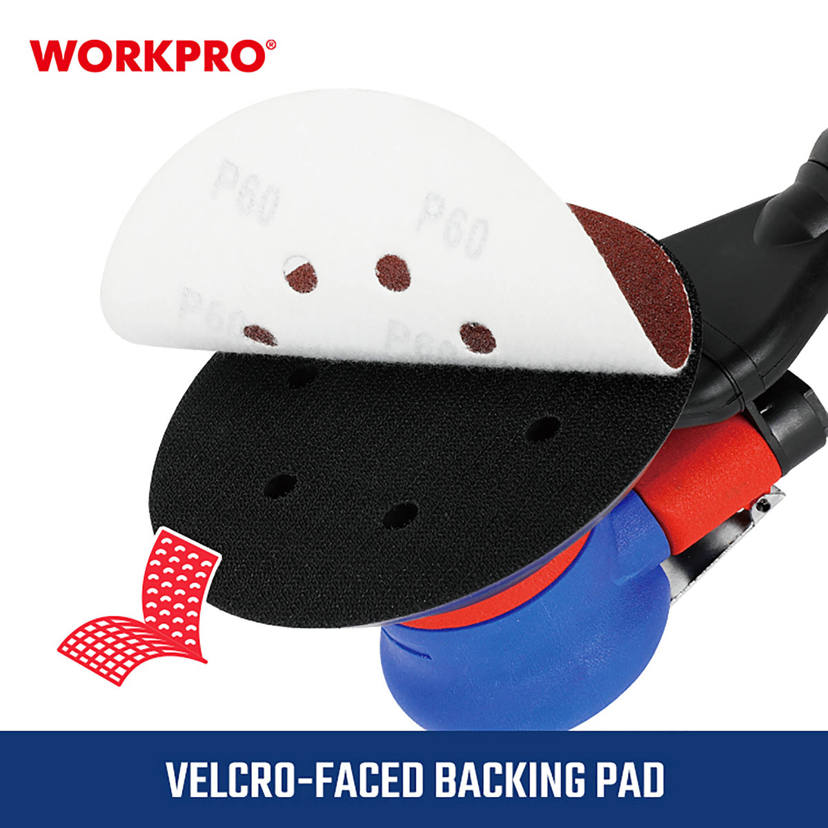 WorkPro WP511000 Τριβείο Αέρος 150mm