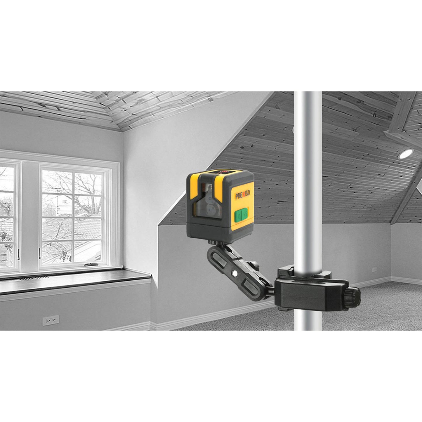 Prexiso PLC10PG Αλφάδι Λέιζερ Σταυρού (Πράσινη Δέσμη) 30m