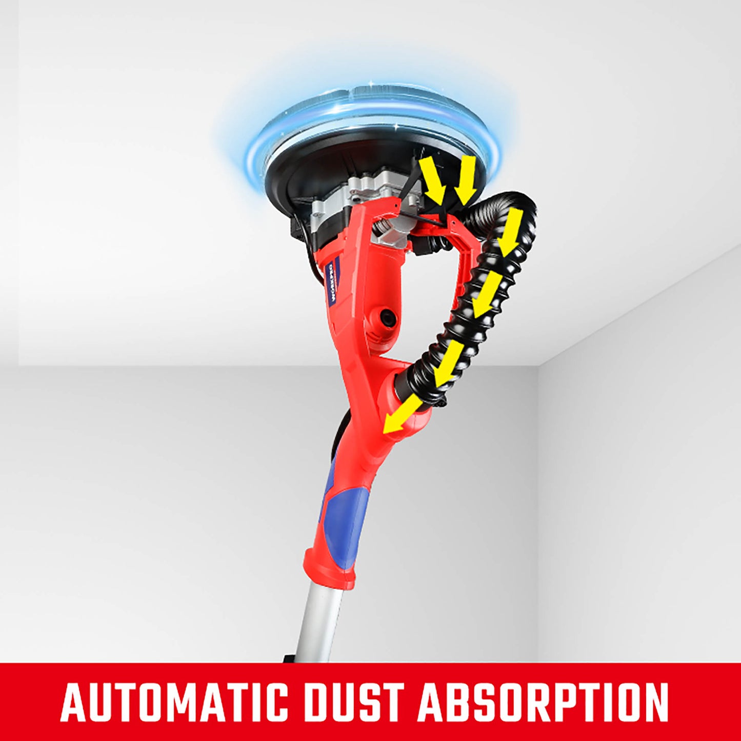 WorkPro WP472408 Τριβείο Τοίχου Καμηλοπάρδαλη Φ225 1050W