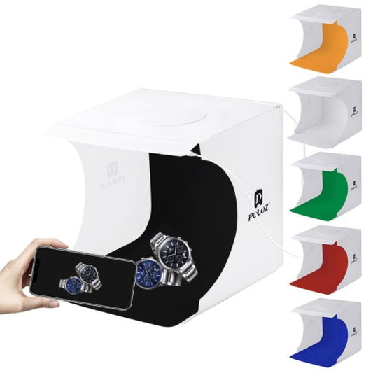 Puluz Photo Box PU5022 Φωτιζόμενο με Πολλαπλά Backround 2 LED Panels 1100LM 22*23*24cm