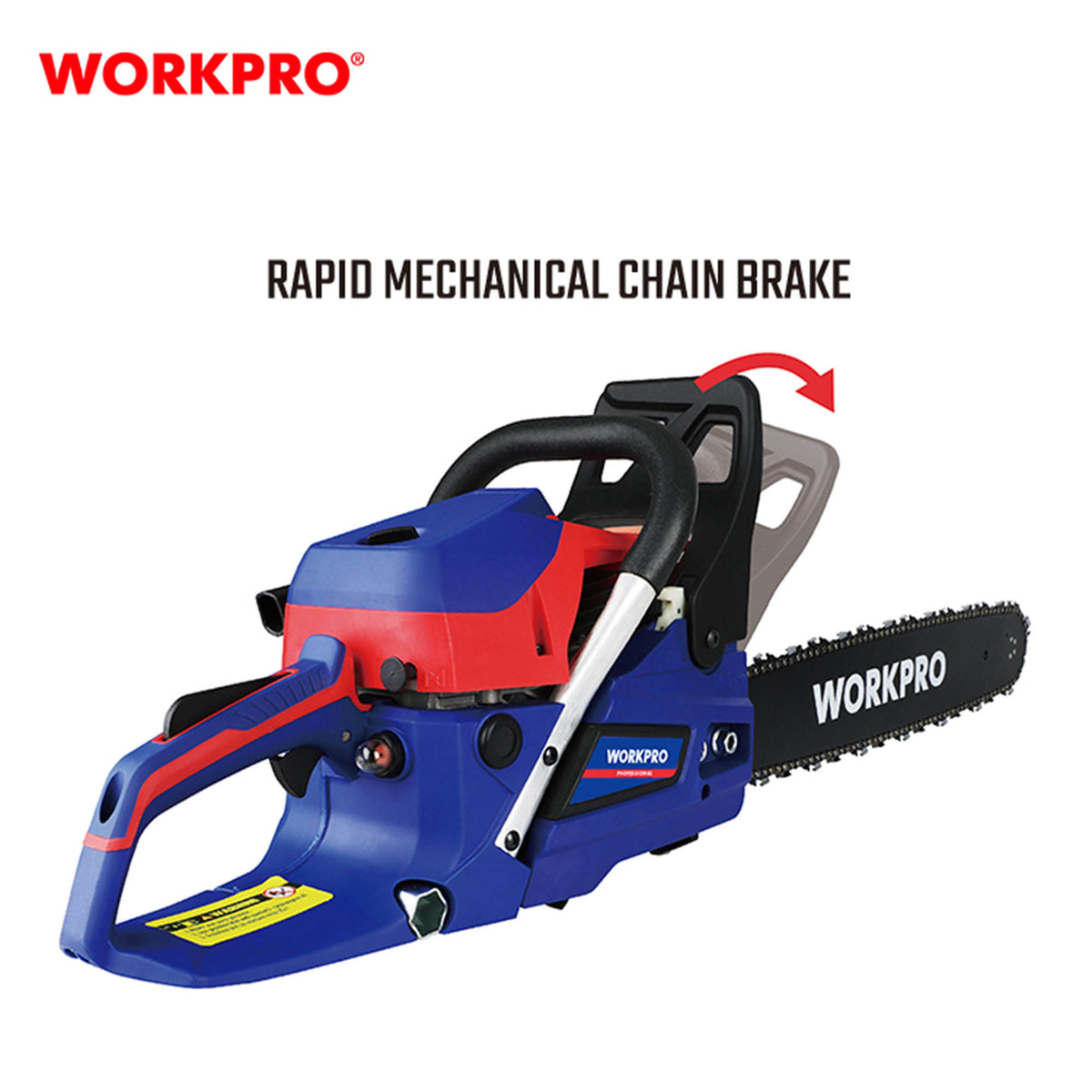WorkPro WP424004 Αλυσπρίονο Βενζίνης 52.0cc (500mm)