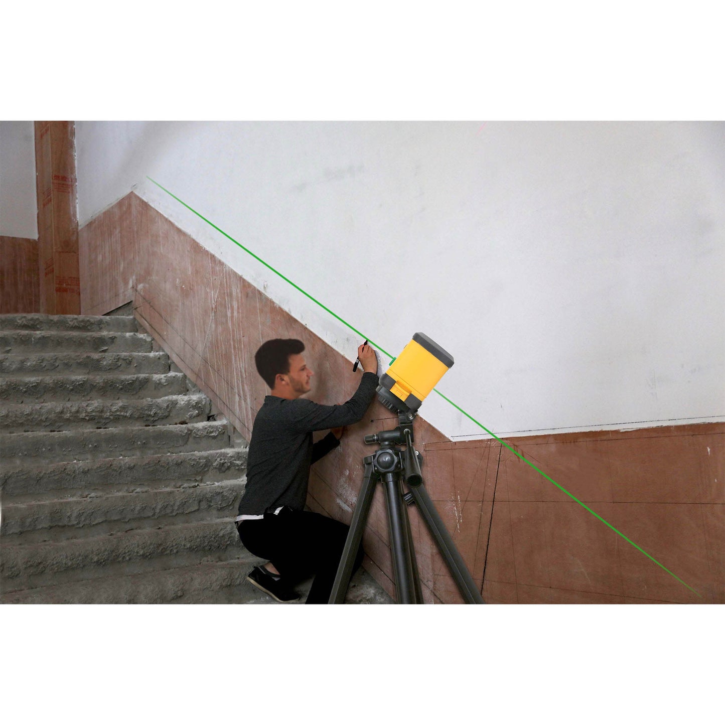 Prexiso PLC10PG Αλφάδι Λέιζερ Σταυρού (Πράσινη Δέσμη) 30m