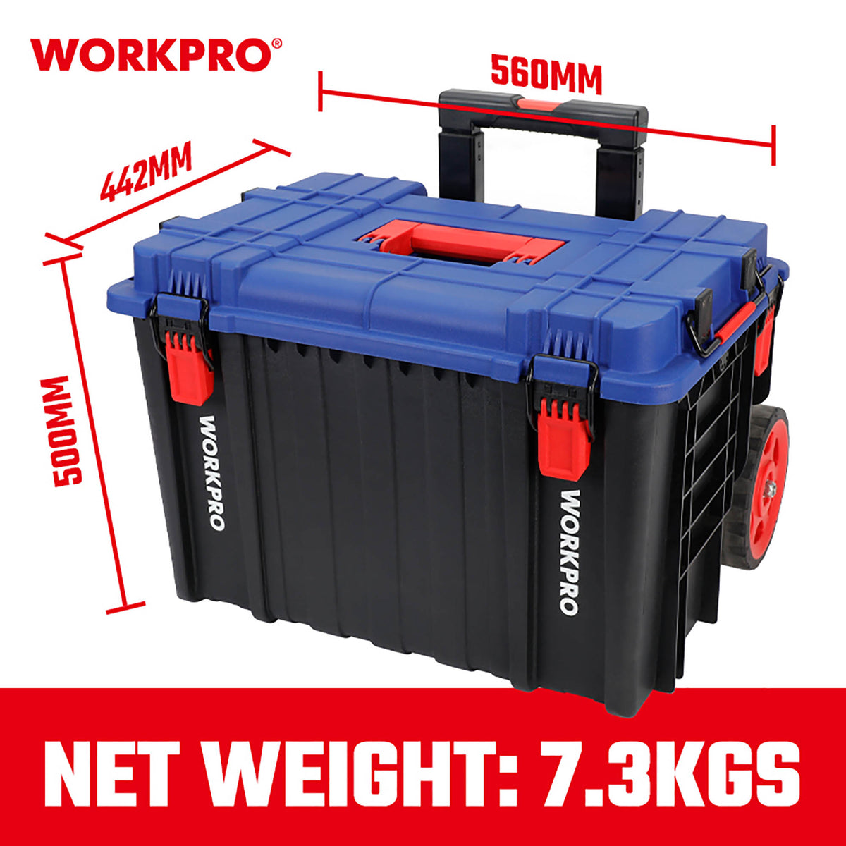 WorkPro Εργαλειοθήκη Πλαστική Στοιβαζόμενη
